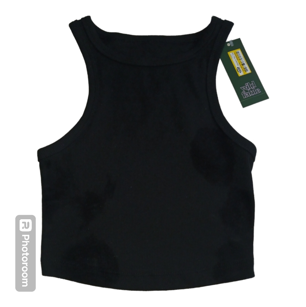 NWT Wild Fable XXS Tiny Tank Top Black